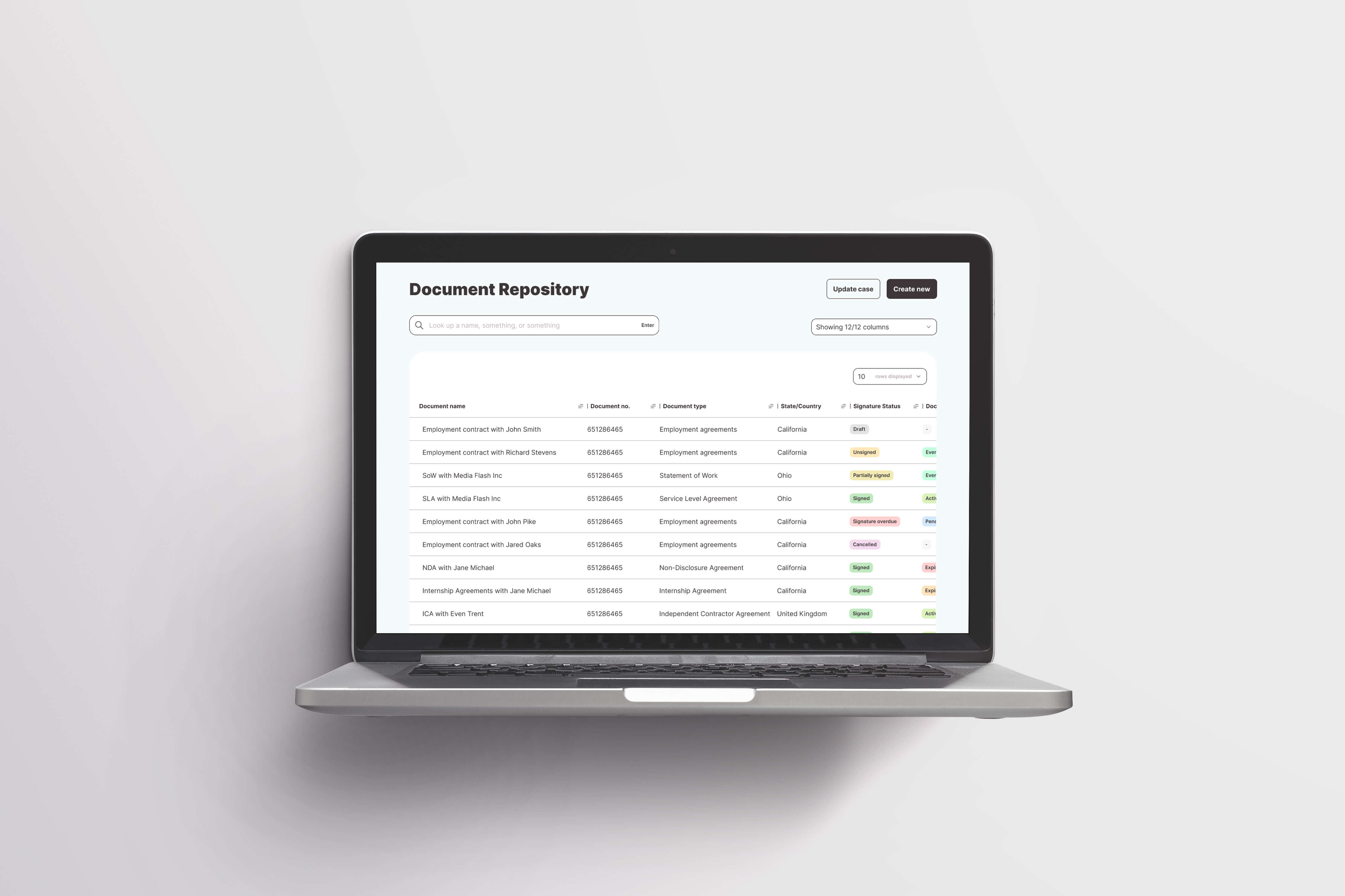 Document repository case study